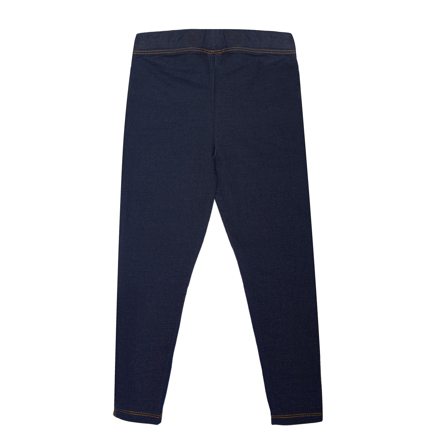 Jeans Style Navy Blue Outwear Legging Cum Capri