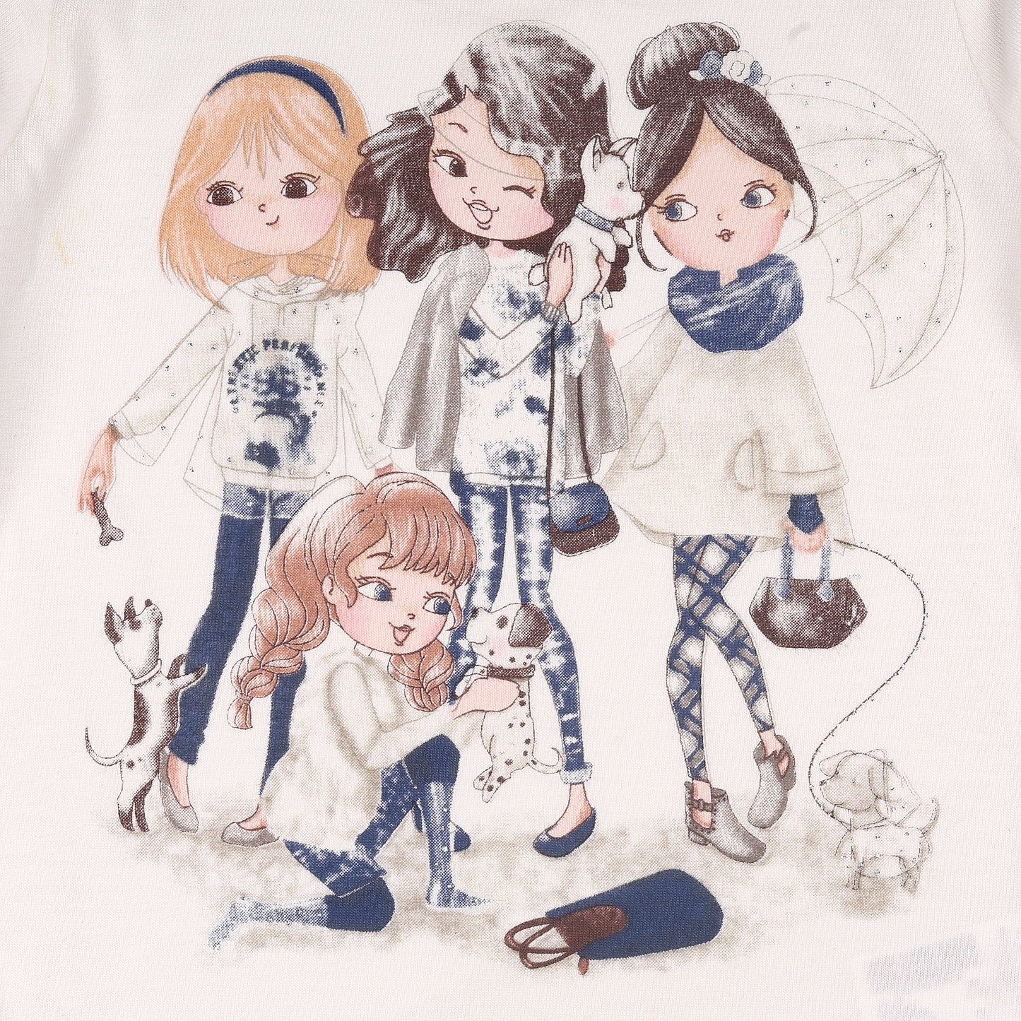 Infant Baby Girl Graphic Printed Long Sleeve T Shirt