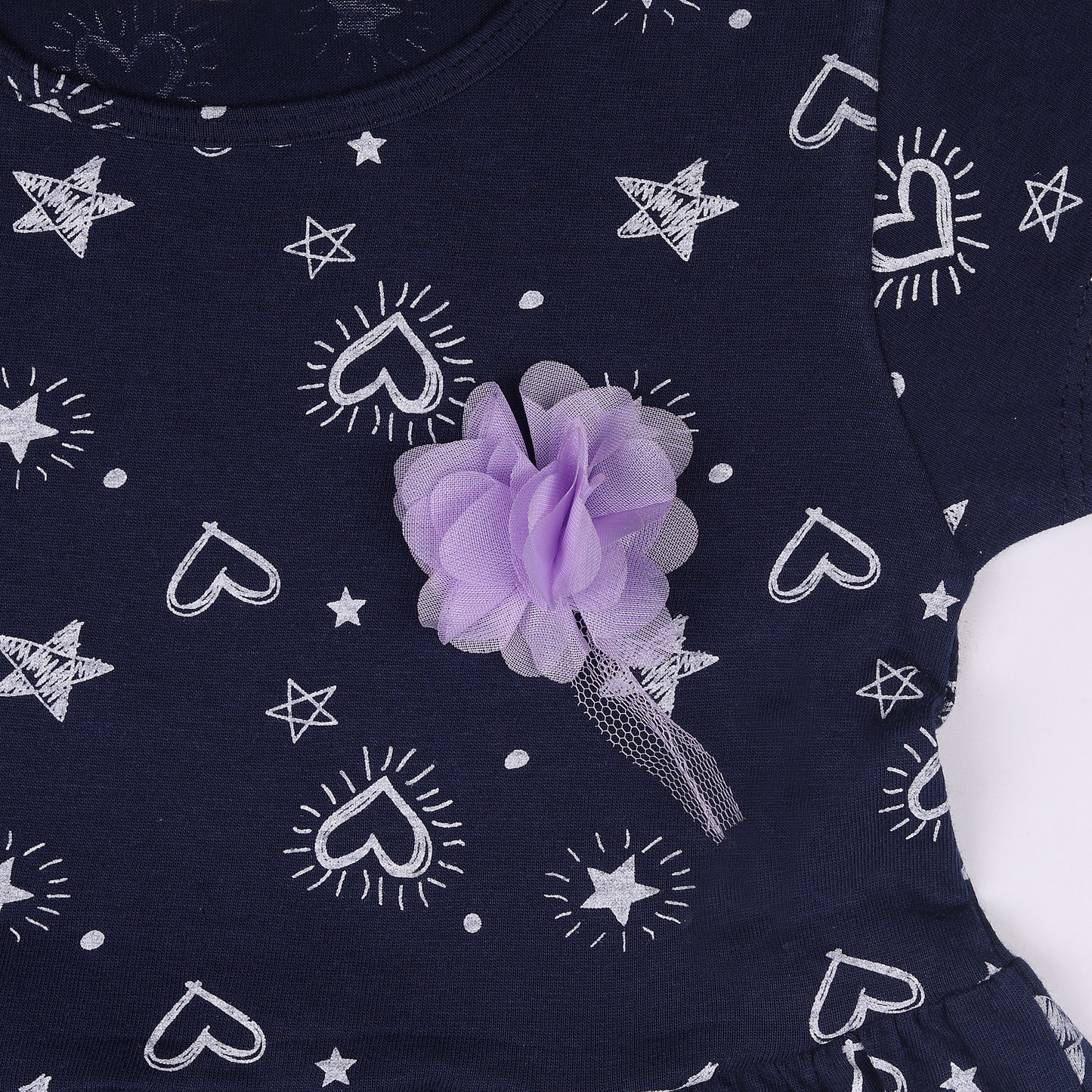 Star Of My Heart Printed Girl Outing Dress