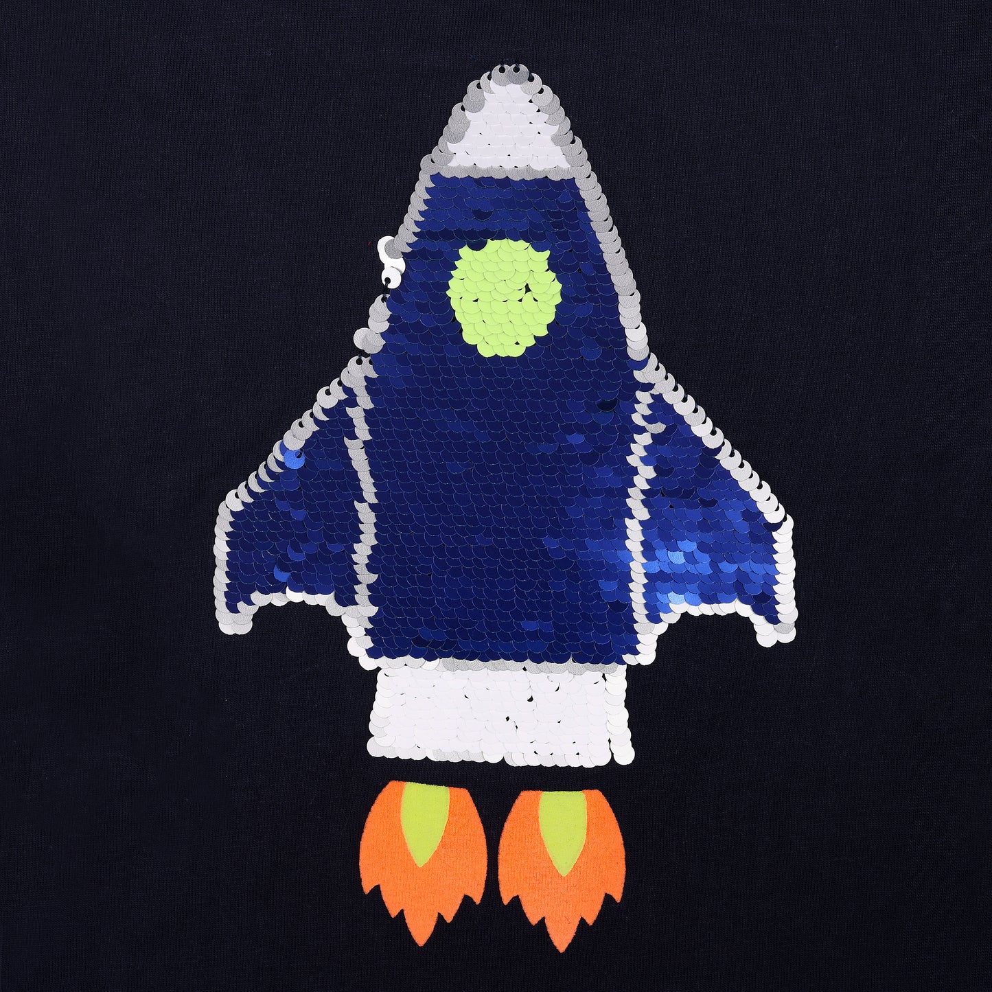 Rocket Launcher Unisex Reverse Sequin Outing Full Sleeve T Shirt