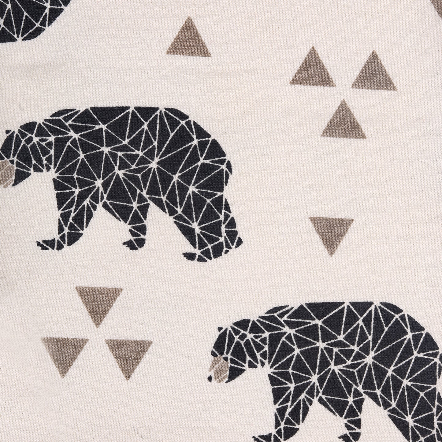 Bear In Jungle Baby Unisex Knitted Travelling Warmer And Loungewear Set with Belly Pocket