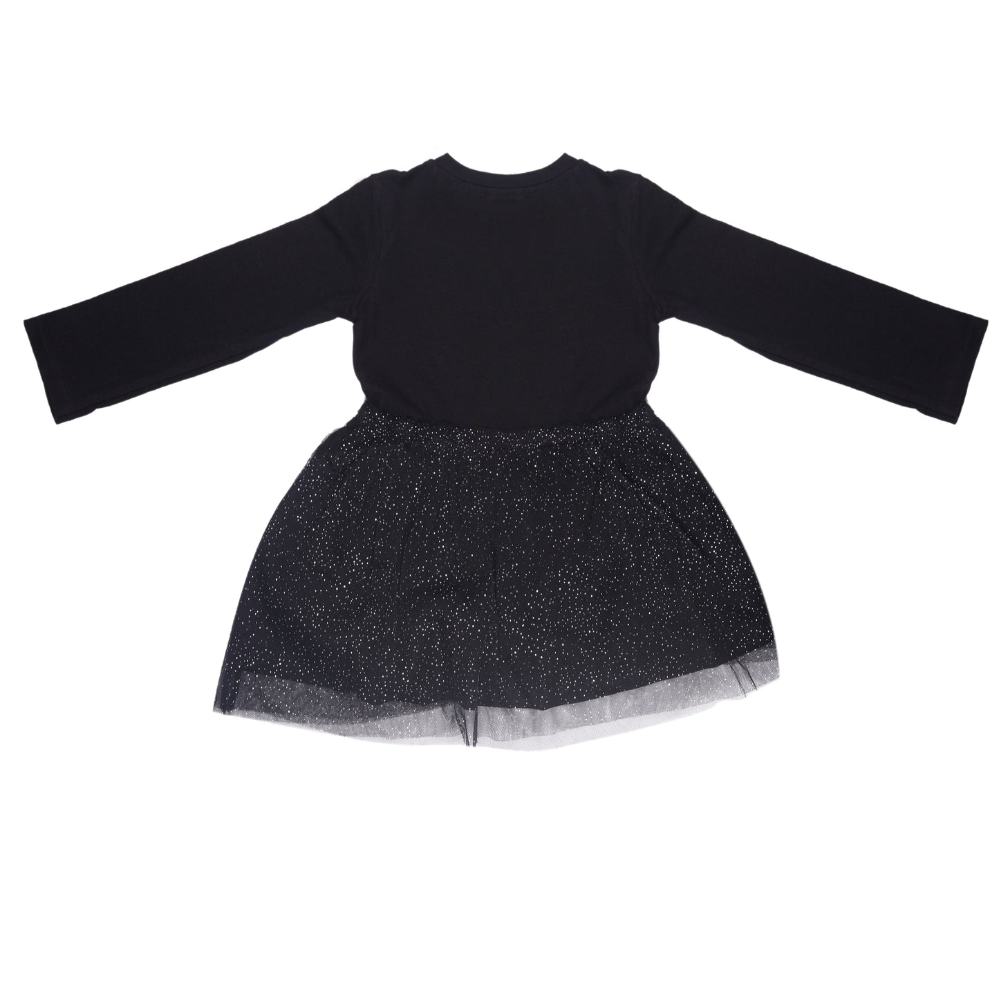 Miraculous Lady Bug Glitter Netted Girls Party And Outing Dress