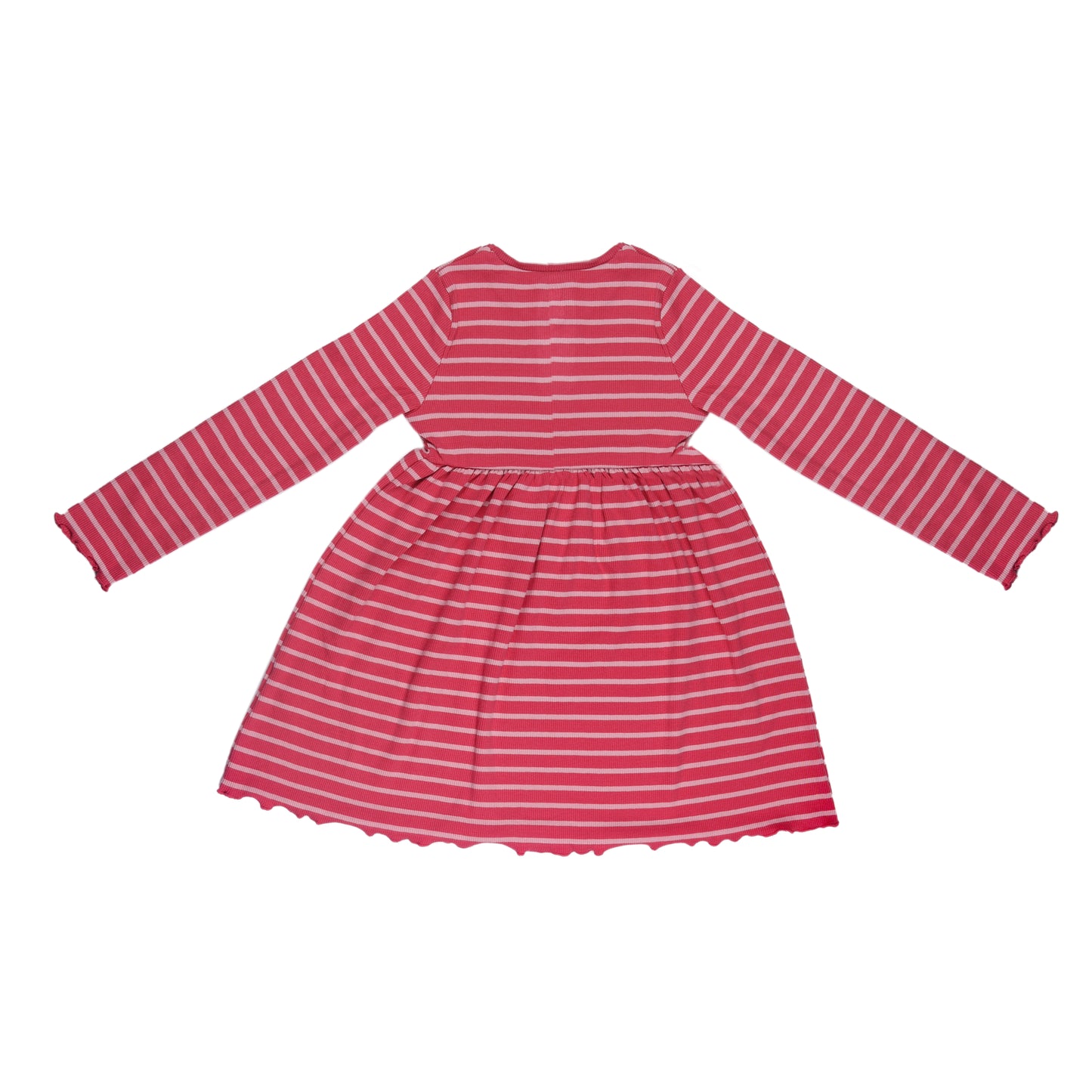 Pink Stripe Girls Casual And Occasion Wear Dress