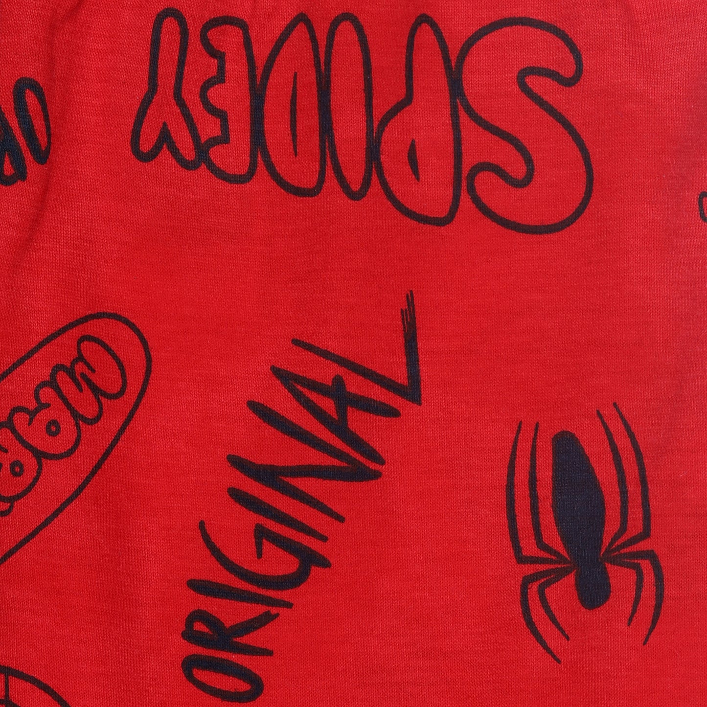 Amazing Spidey Original Printed Daily Wear Red Jogger