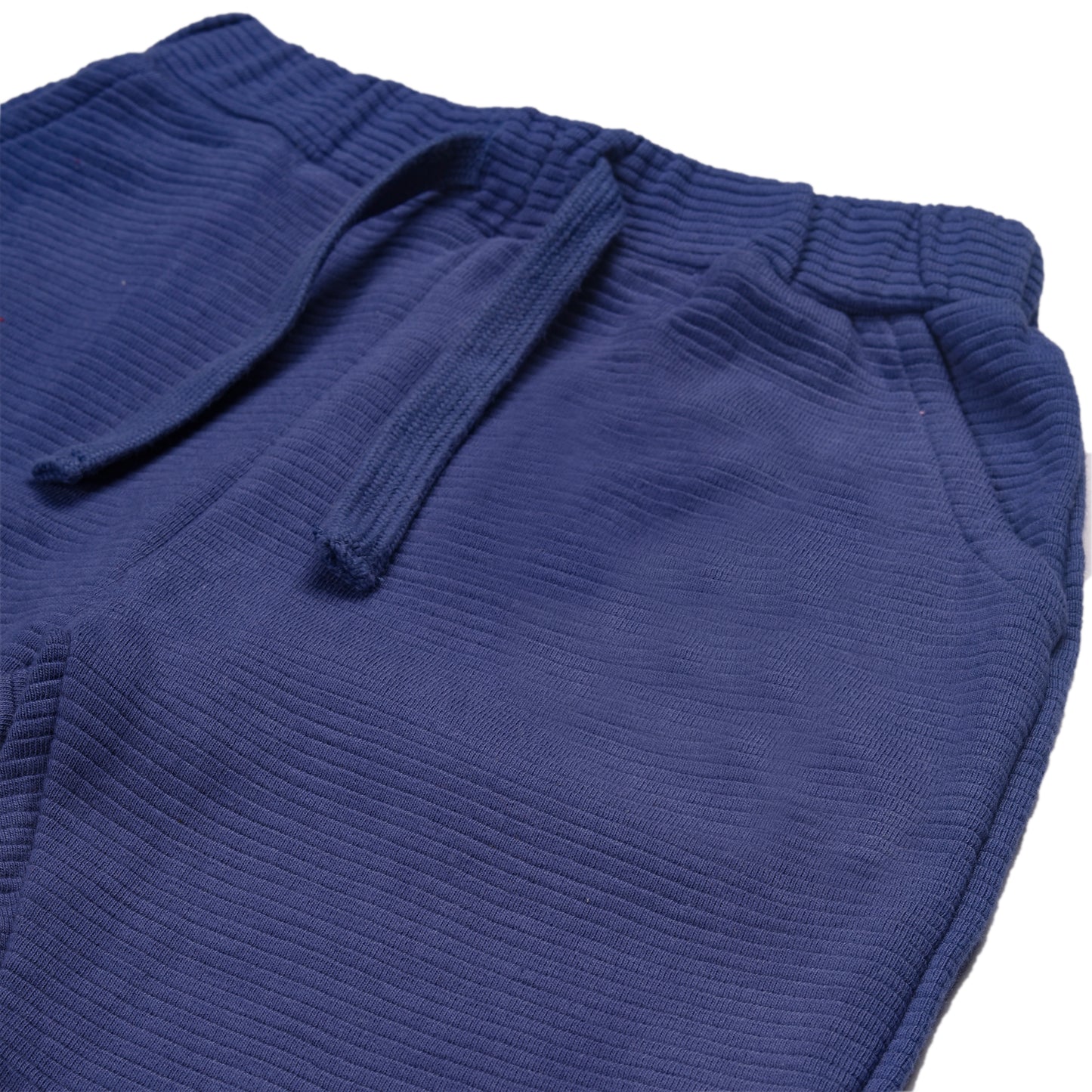 Baby Blue Knitted Daily Activewear & Jogger Sweatpants