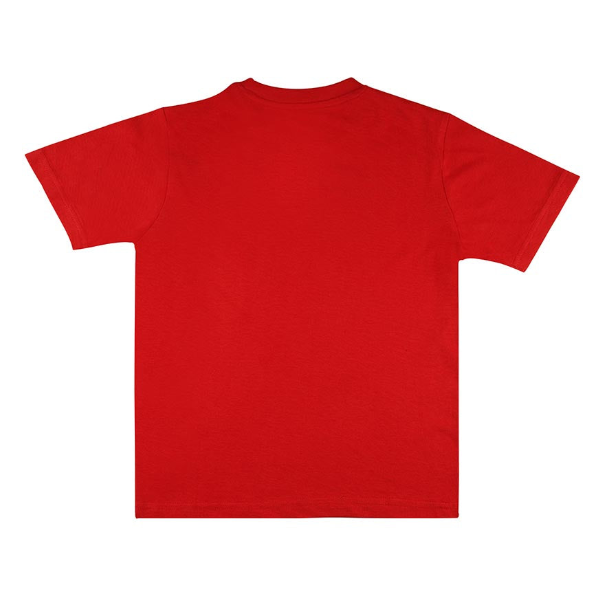 Christmas Vibes Boys Red Party T Shirt