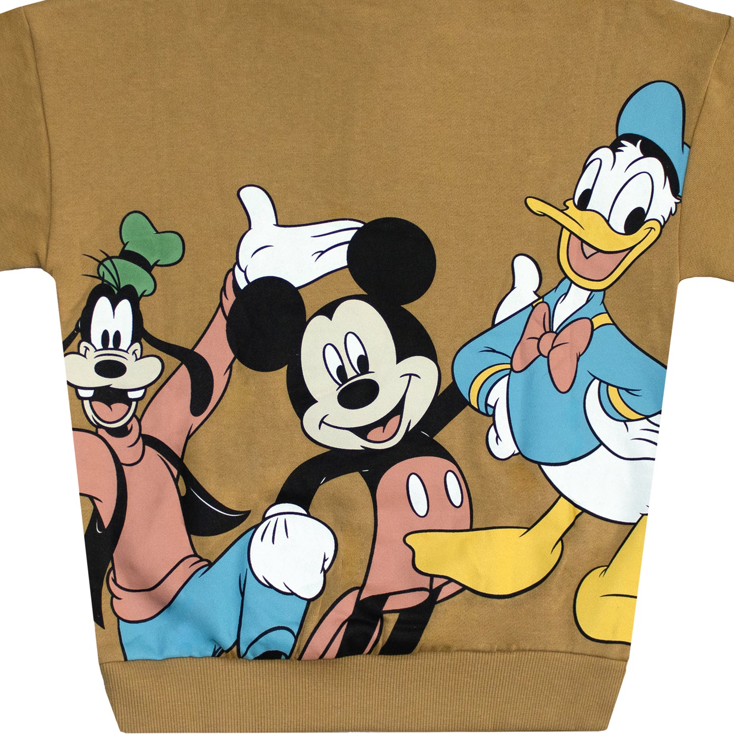 Disney Mickey And Friends All Season Drop Shoulder Collar Zip Sweatshirt
