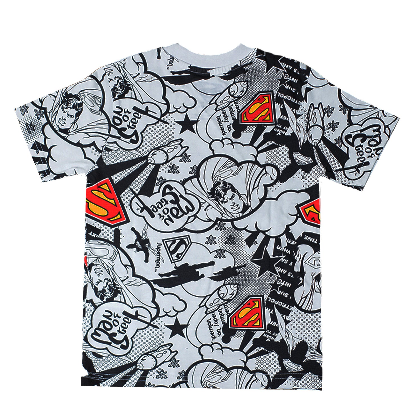 Marvel Superman Man Of Steel Boys White T Shirt