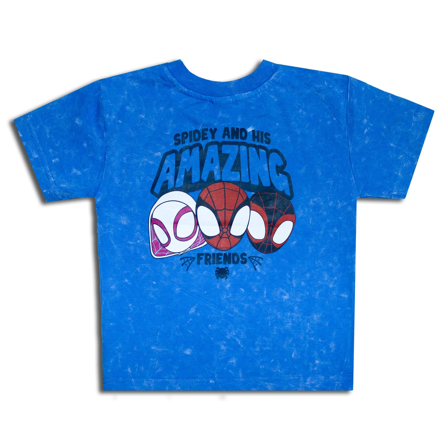 Amazing Spiderman Smart Stone Wash Drop Shoulder Shorty Set