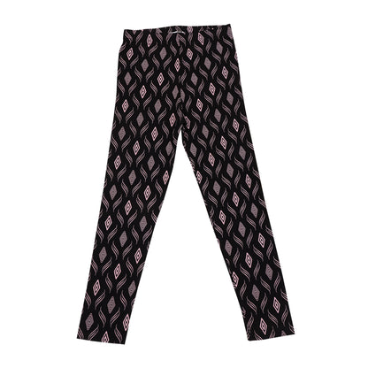Abstract Print Girls Casual Legging