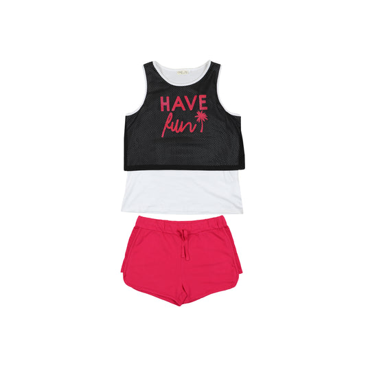 Ovs Have Fun Girls Shorty Set