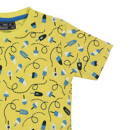 Yellow Ice Candy Boys T Shirt