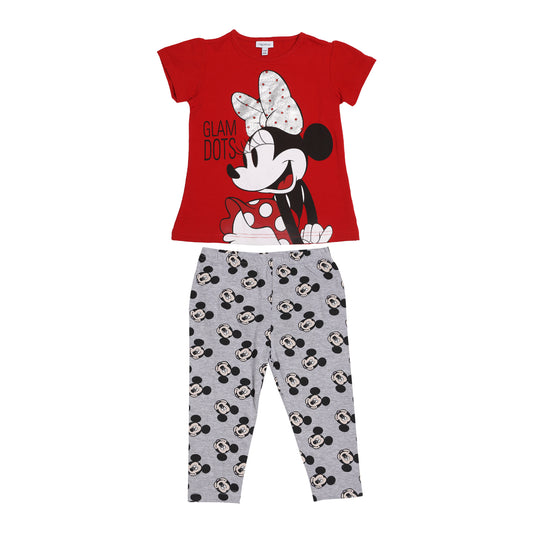 Disney Minnie Mouse Night Suit And Loungewear Set