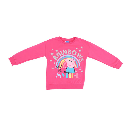 Peppa Pig Girls Pullover Sweatshirt