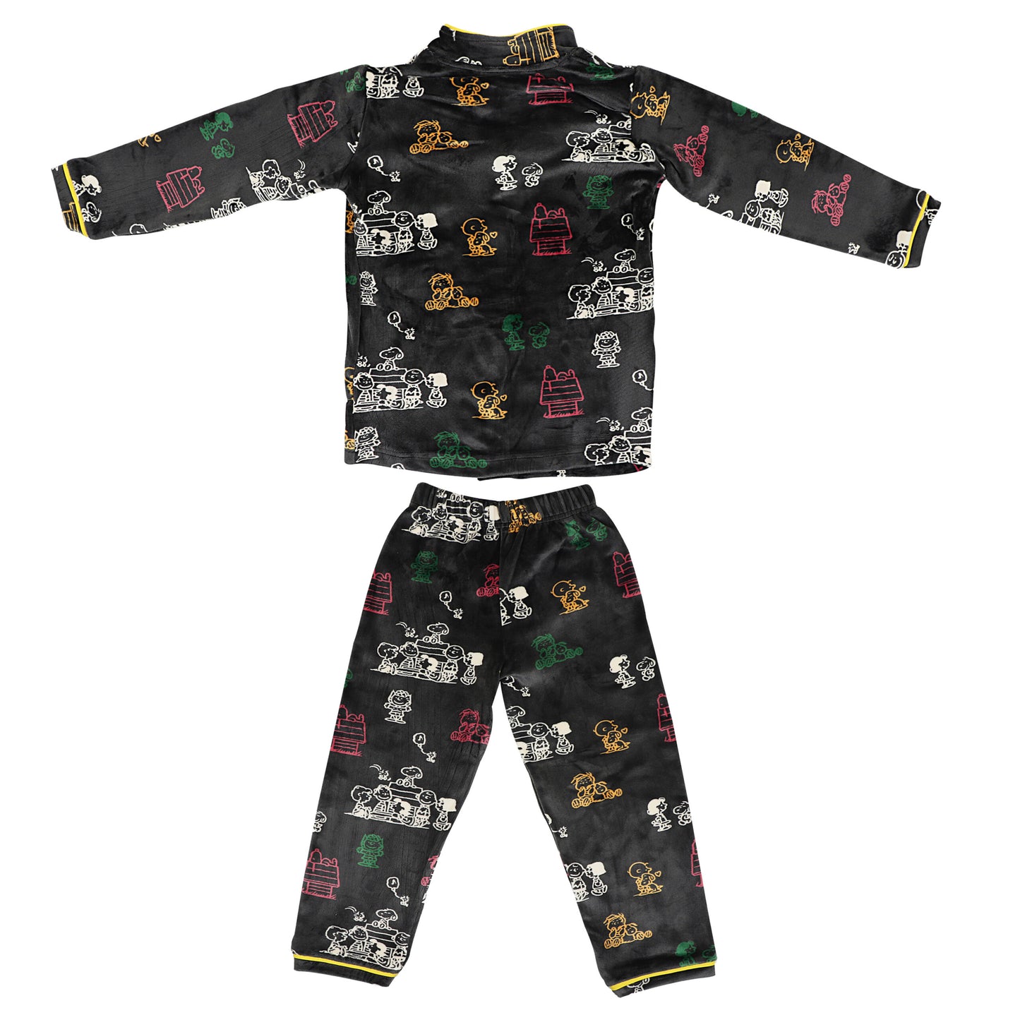 Velour Velvet Unisex Royale Night Suit And Loungewear Set