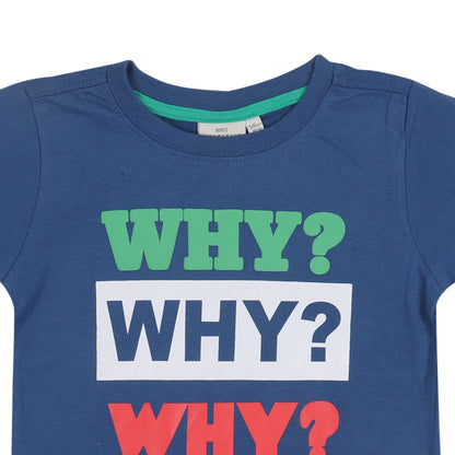 Juniors Why Boys T Shirt