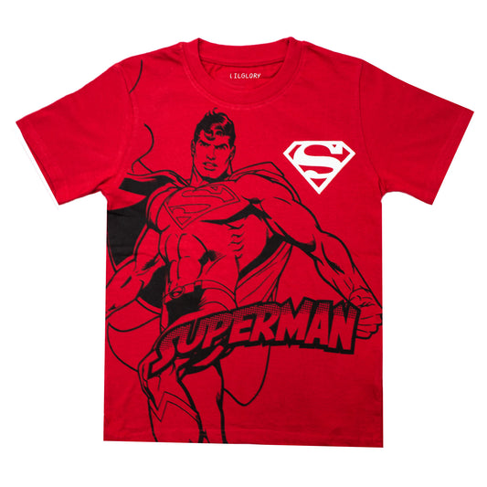 Marvel Superman Boys Red T Shirt