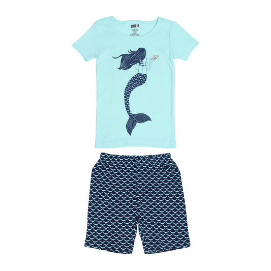 Crazy 8 Mermaid Girls Shorty Set
