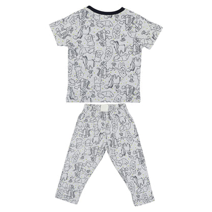 Winnie The Pooh Kids Night Suit And Loungewear Set