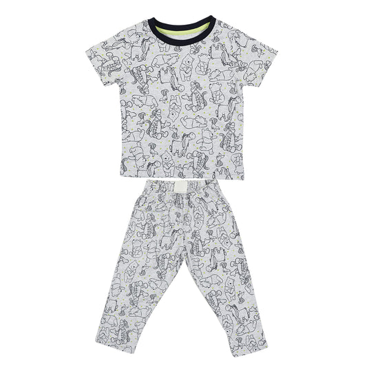 Winnie The Pooh Kids Night Suit And Loungewear Set