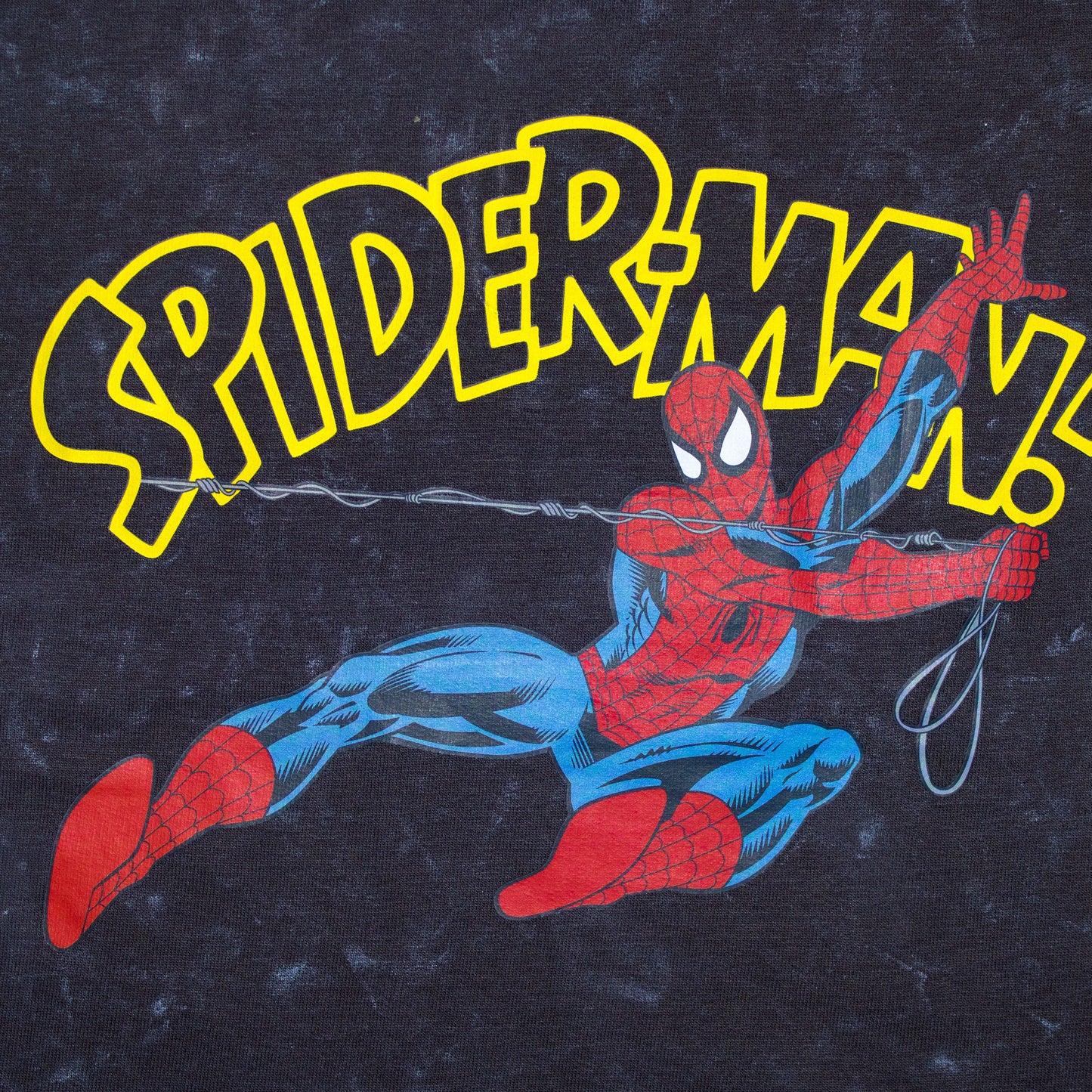 Marvel Spiderman Smart Stone Wash Drop Shoulder Shorty Set