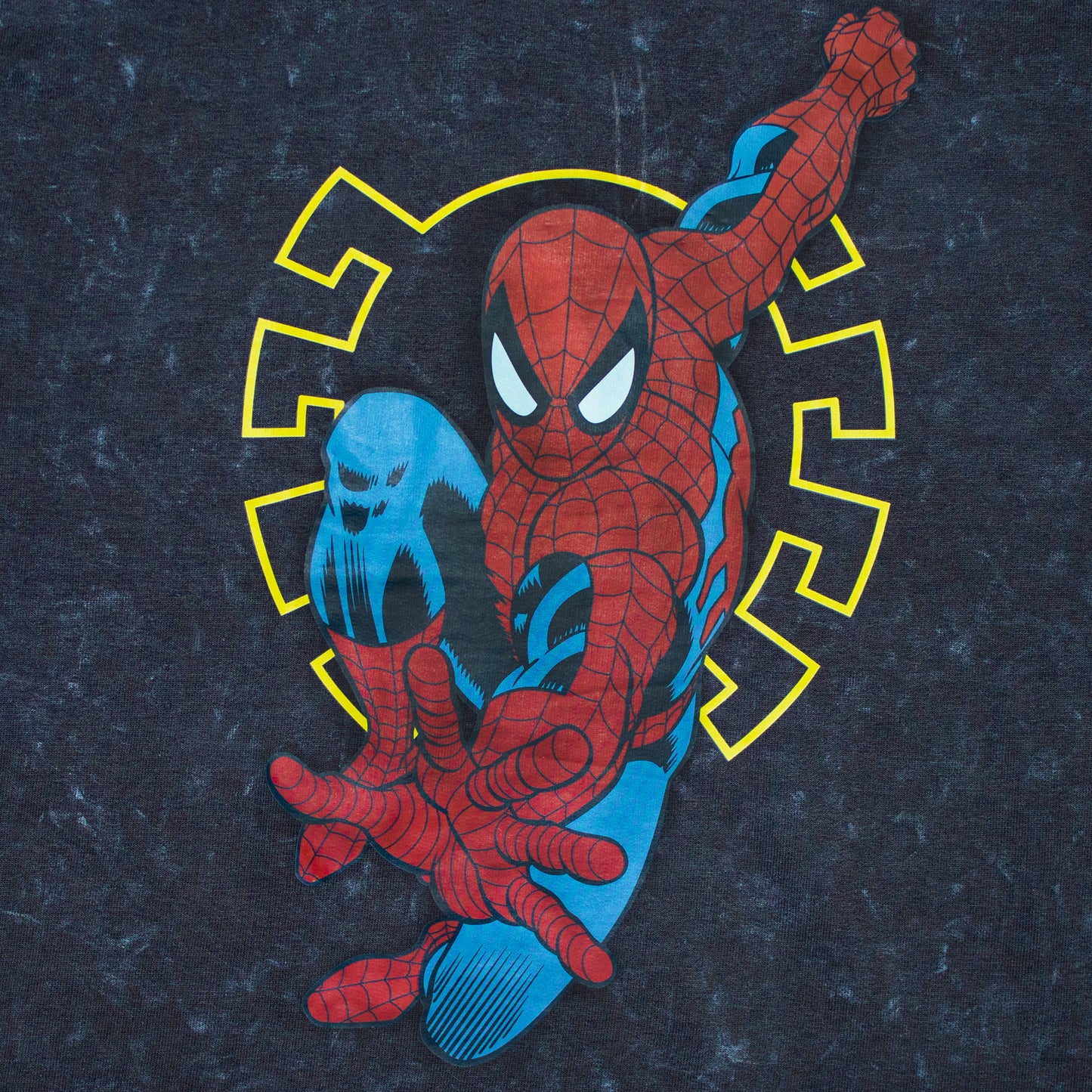 Marvel Spiderman Smart Stone Wash Drop Shoulder Shorty Set