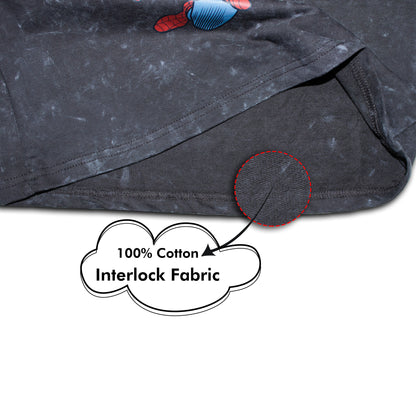 Marvel Spiderman Smart Stone Wash Drop Shoulder Shorty Set