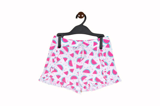 Watermelon Print Girls Shorts