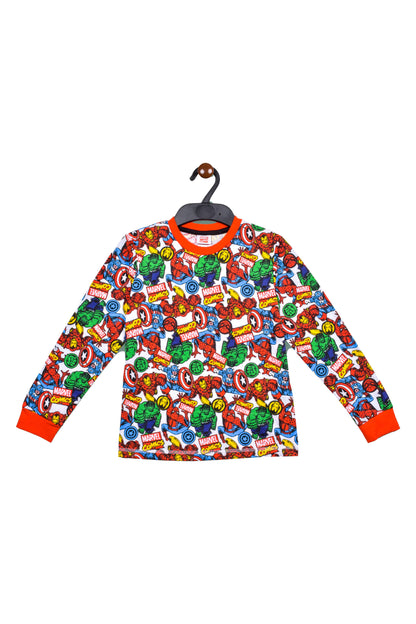 Marvel Heros Boys T Shirt