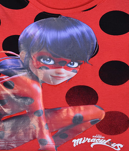 Miraculous Print Girls T Shirt