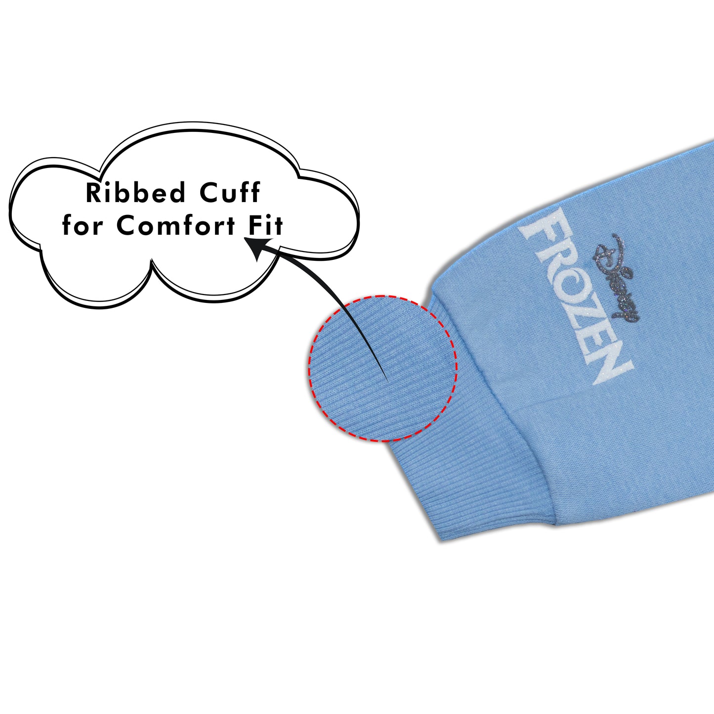 Disney Frozen Elsa All Season Oversize Drop Shoulder Sweatshirt