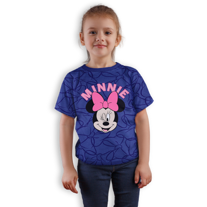 Minnie Mouse On Vacation Girls Outing T Shirt