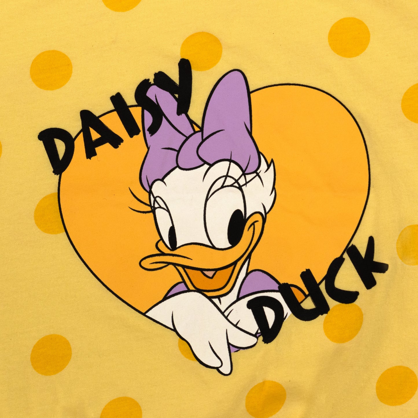 Daisy Duck Butterfly Sleeve Fancy Knot Girls T Shirt