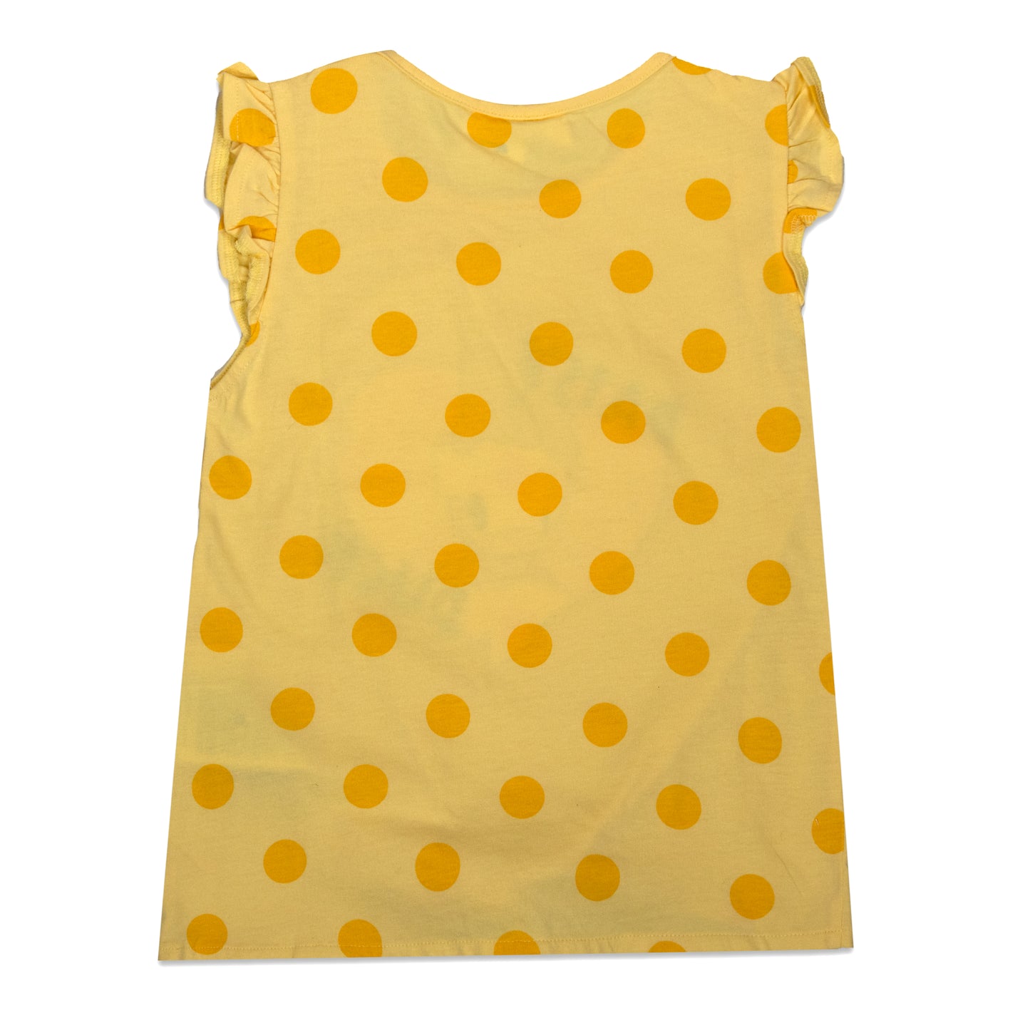 Daisy Duck Butterfly Sleeve Fancy Knot Girls T Shirt