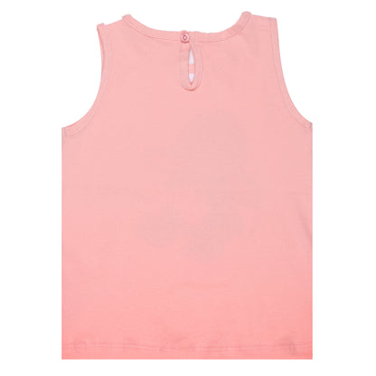 Baby Stitch Character Print Tie Dye Tank Top