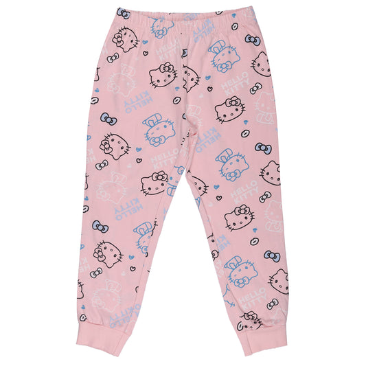 Hello Kitty Printed Daily Wear Pink Girl Jogger