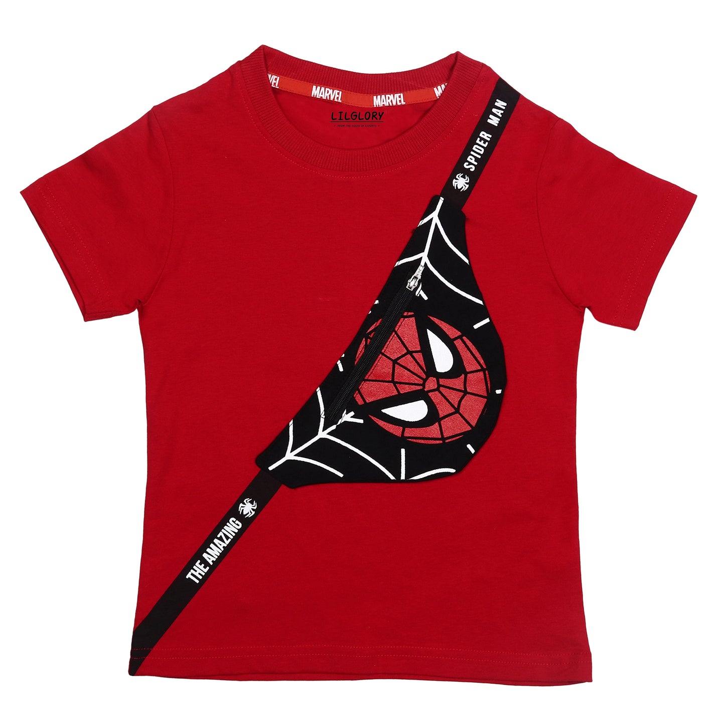 Marvel Spiderman Zip Pocket Shorty Set
