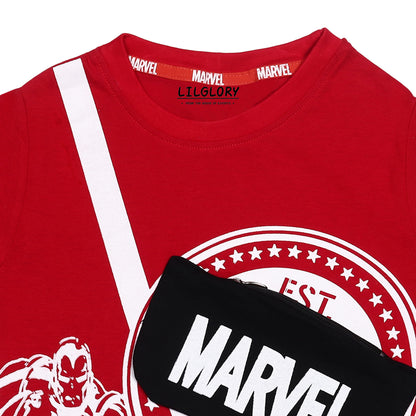 Marvel Super Heroes Zip Pocket Shorty Set
