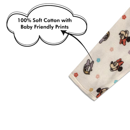 Disney Minnie And Daisy Fun Print Baby All Season Romper