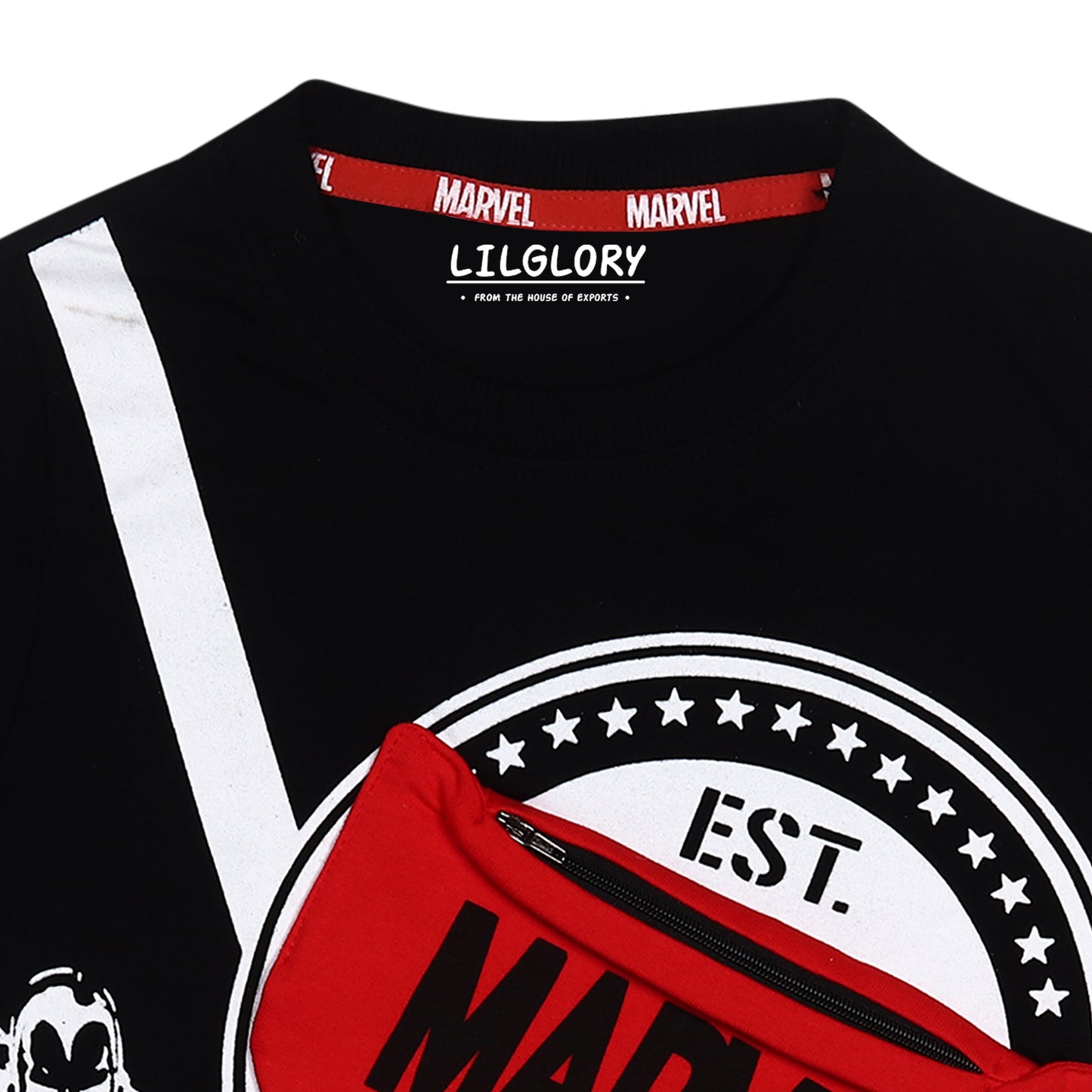 Marvel Super Heroes Zip Pocket Shorty Set