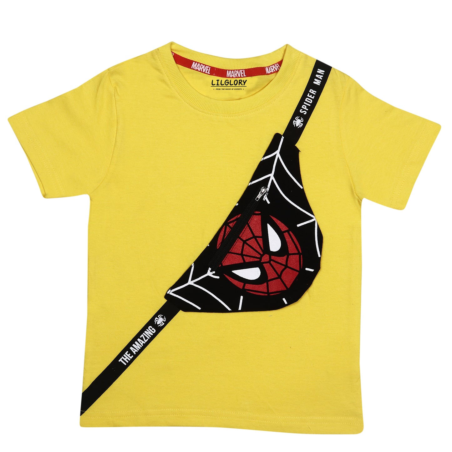 Marvel Spiderman Zip Pocket Shorty Set