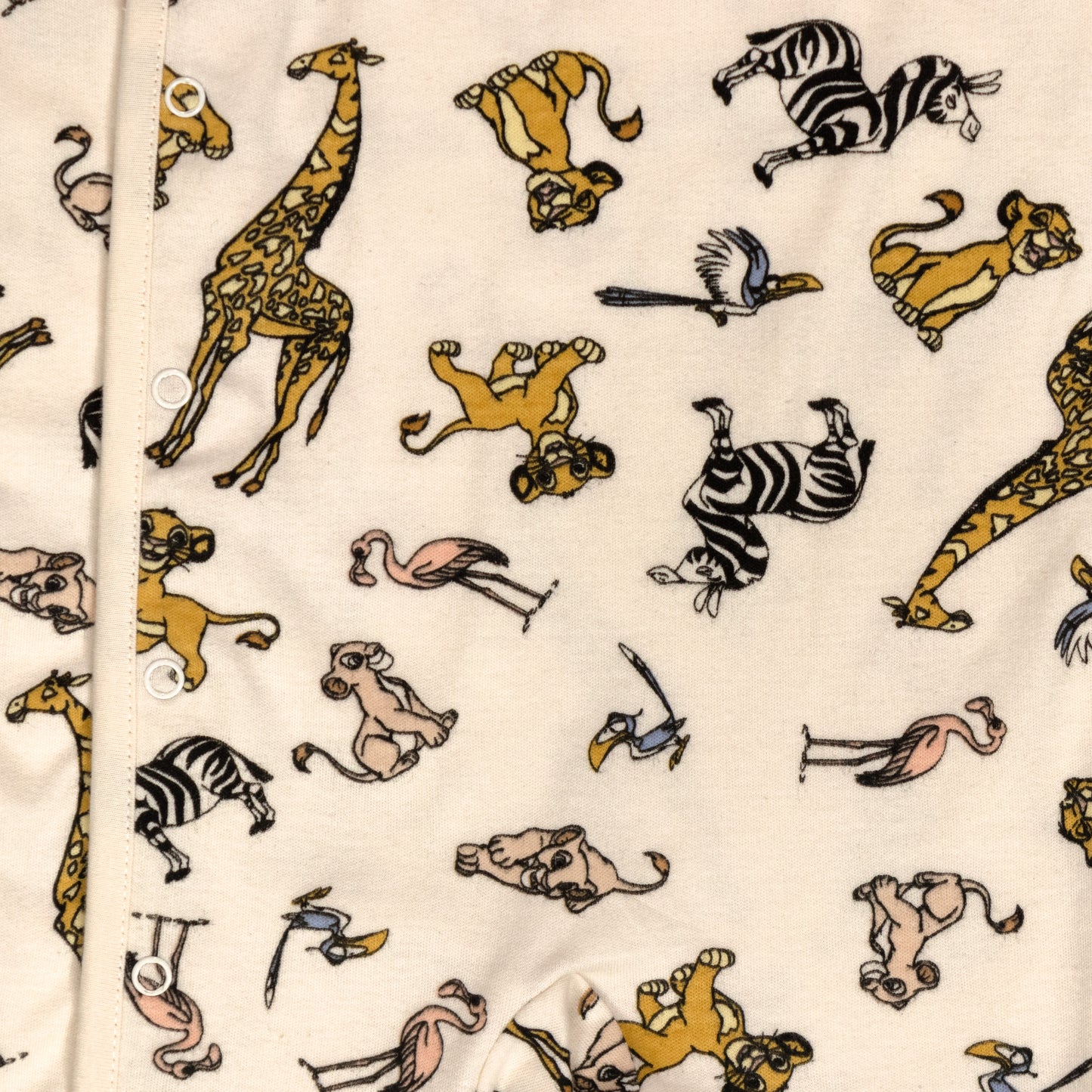 Lost In Jungle Fun Print Baby All Season Romper