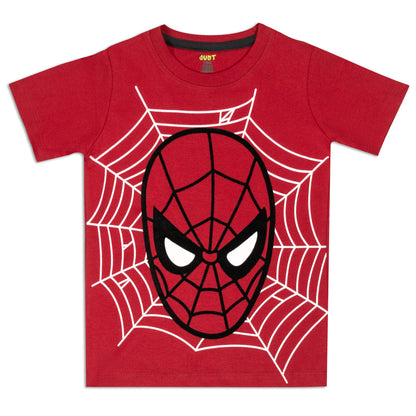 Marvel Spiderman Web Print T Shirt