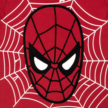 Marvel Spiderman Web Print T Shirt