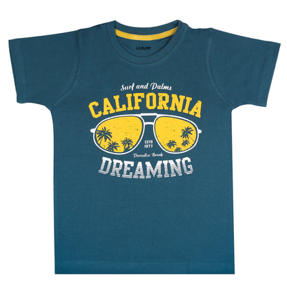 California Dreaming Short Sleeve Vacation Kids T Shirt