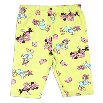 Disney Minnie And Daisy Print Lazy Summer Play Shorts