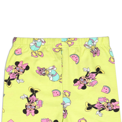 Disney Minnie And Daisy Print Lazy Summer Play Shorts