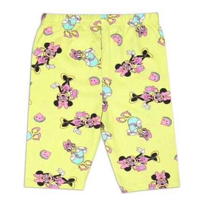 Disney Minnie And Daisy Print Lazy Summer Play Shorts