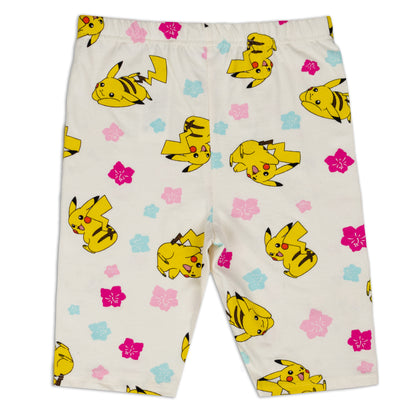 Pikachu Print Lazy Summer Play Shorts