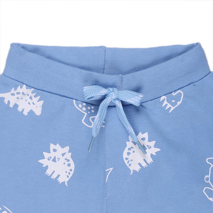 Dino World Baby Unisex Knitted Travelling Warmer & Loungewear Set